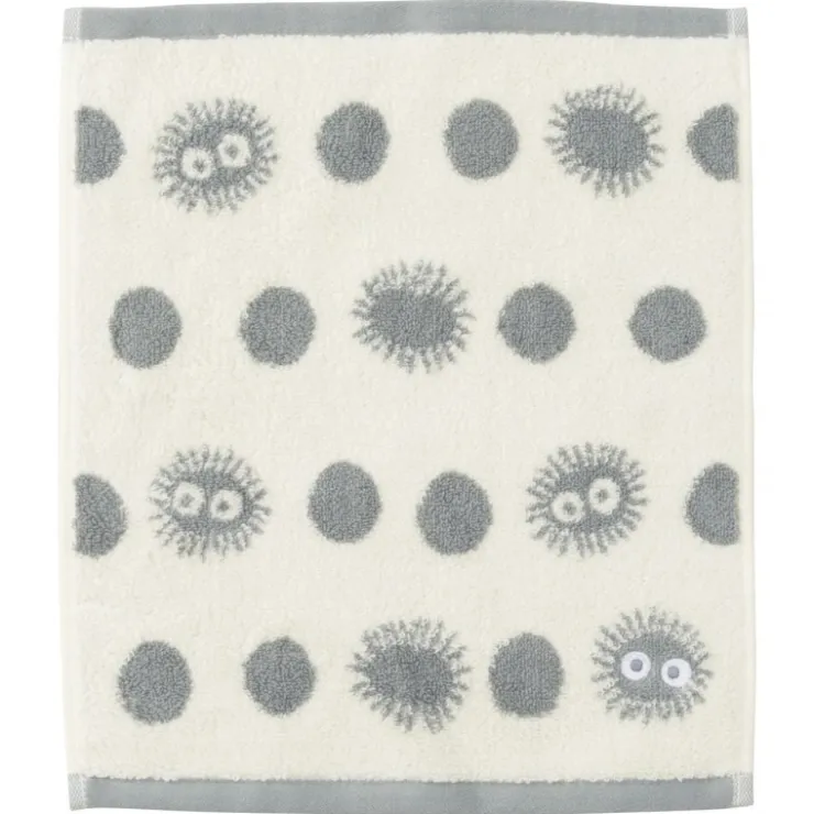 Maison Ghibli Mini Serviette Silhouette Noiraude 33x36 cm - Mon Voisin Totoro