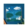 Maison Ghibli Mini Serviette Sous la lune 25x25 cm - Mon Voisin Totoro