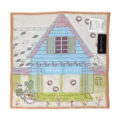 Maison Ghibli Mini serviette Totoro & Maison de Kusakabe 25x25 cm - Mon VoisinTotor
