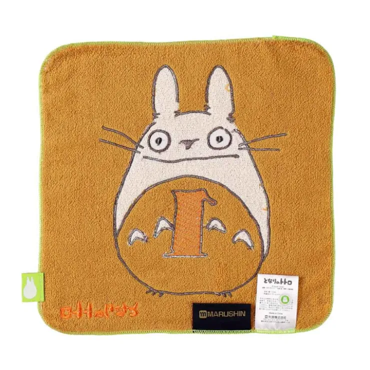 Maison Ghibli Mini Serviette Totoro anniversaire 1 25x25 cm - Mon Voisin Totoro