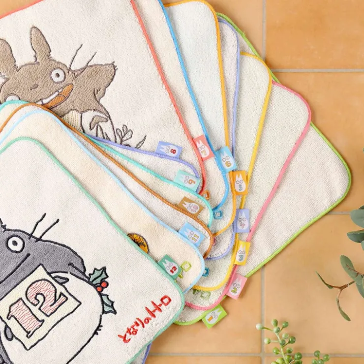 Maison Ghibli Mini Serviette Totoro anniversaire 2 25x25 cm - Mon Voisin Totoro