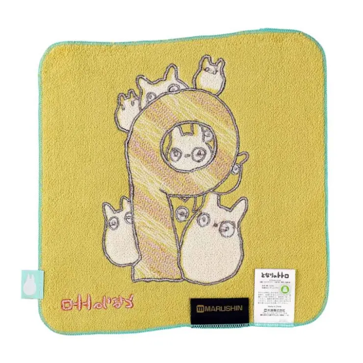 Maison Ghibli Mini Serviette Totoro anniversaire 9 25x25 cm - Mon Voisin Totoro