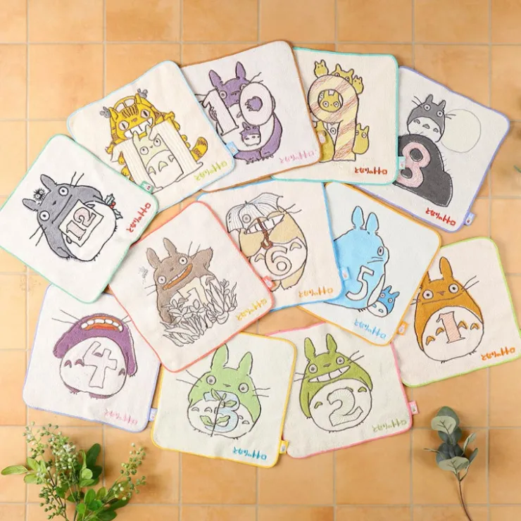 Maison Ghibli Mini Serviette Totoro anniversaire 10 25x25 cm - Mon Voisin Totoro