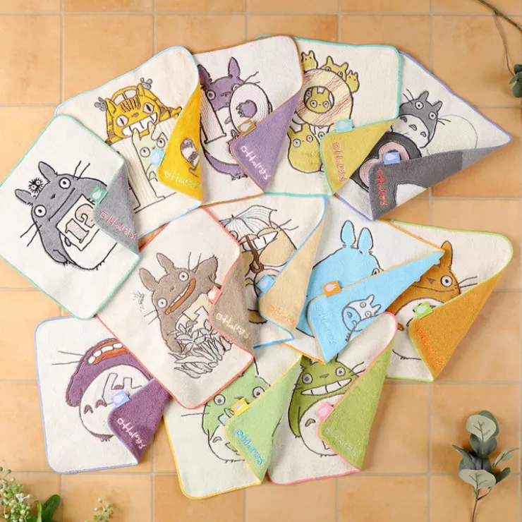 Maison Ghibli Mini Serviette Totoro anniversaire 10 25x25 cm - Mon Voisin Totoro