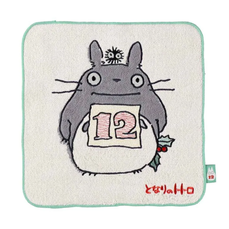 Maison Ghibli Mini Serviette Totoro anniversaire 12 25x25 cm - Mon Voisin Totoro