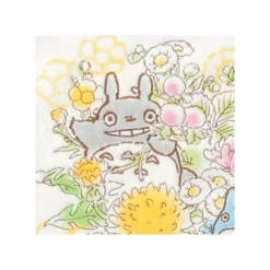 Maison Ghibli MinI Serviette Totoro Bouquet de Printemps 25X25 cm - Mon Voisin Toto