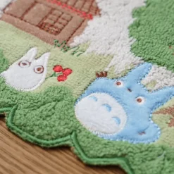 Maison Ghibli Mini Serviette Totoro dans le ciel 25x25 cm - Mon Voisin Totoro