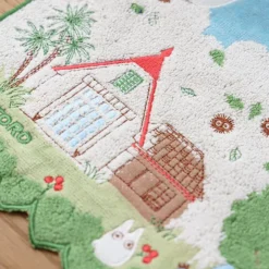 Maison Ghibli Mini Serviette Totoro dans le ciel 25x25 cm - Mon Voisin Totoro
