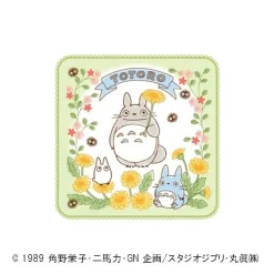 Maison Ghibli Mini Serviette Totoro Printemps 25x25 cm - Mon Voisin Totoro