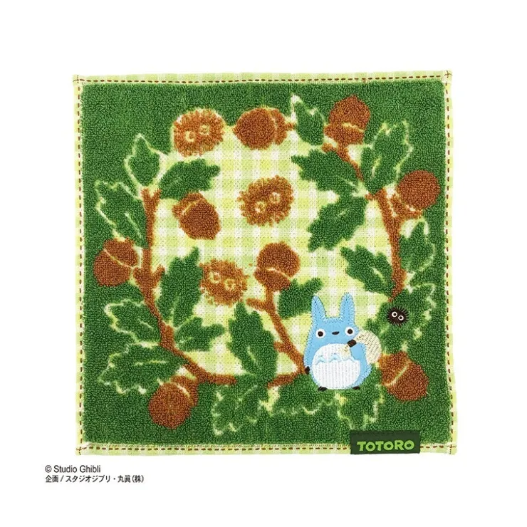 Maison Ghibli Mini Serviette verte Le préféré de la forêt 23×23 - Mon Voisin Totoro
