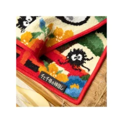Maison Ghibli Mini-serviette brodée Pont d'Arubaya 25x25 cm - Le Voyage de Chihiro