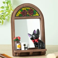 Maison Ghibli Miroir Jiji devant la glace - Kiki la petite sorcière