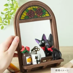 Maison Ghibli Miroir Jiji devant la glace - Kiki la petite sorcière