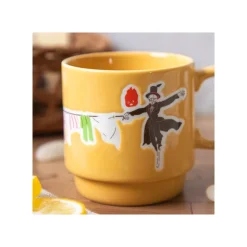 Maison Ghibli Mug couleur gauffré Grande lessive - Le Château ambulant