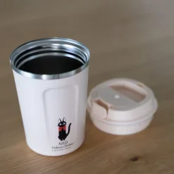 Maison Ghibli Mug Isotherme 350ml Rose mat - Kiki la petite sorcière