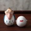 Maison Ghibli Pack 2 Figurines Roly-poly Héron & Warawara - Le Garçon et le Héron