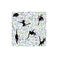 Maison Ghibli Papier Chiyogami Jiji & Fleurs - Kiki la petite sorcière