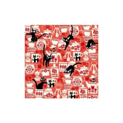 Maison Ghibli Papier Chiyogami Jiji & Fleurs - Kiki la petite sorcière