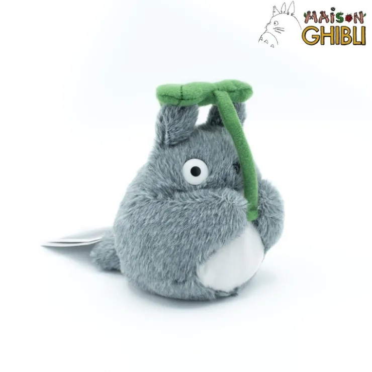 Maison Ghibli Peluche Beanbag Totoro Avec Sa Feuille - Mon Voisin Totoro