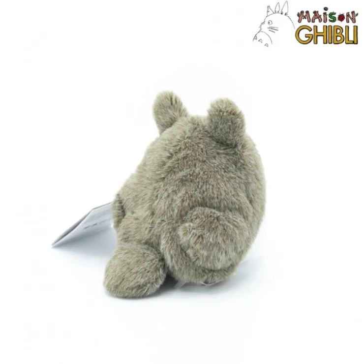 Maison Ghibli Peluche Fluffy Beanbag Totoro Gris Allongé - Mon Voisin Totoro