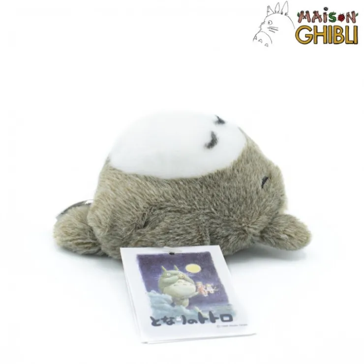 Maison Ghibli Peluche Fluffy Beanbag Totoro Gris Allongé - Mon Voisin Totoro
