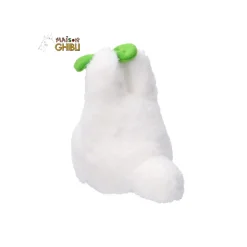 Maison Ghibli Peluche Nakayoshi Totoro Blanc avec feuille - Mon Voisin Totoro