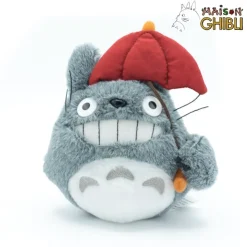 Maison Ghibli Peluche Totoro Avec Parapluie Rouge - Mon Voisin Totoro