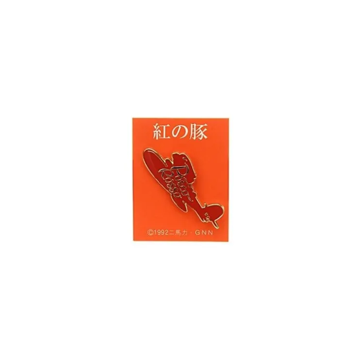 Maison Ghibli Pins Hydravion Rouge - Porco Rosso