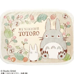 Maison Ghibli Plaid Feuilles et noisettes 70x100 cm - Mon Voisin Totoro