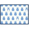 Maison Ghibli Plaid Silhouette Totoro Bleu 70x100 cm - Mon Voisin Totoro