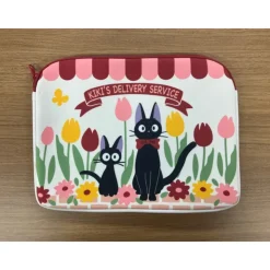 Maison Ghibli Pochette Jiji Tulipes - Kiki la petite sorcière