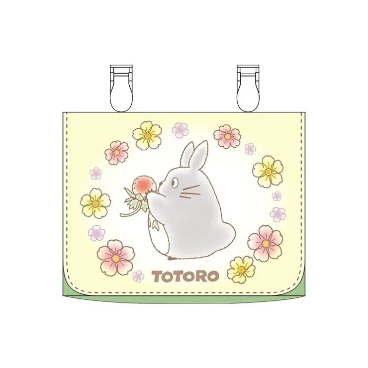 Maison Ghibli Pochette Totoro Fleurs 11x14,5x3 cm - Mon Voisin Totoro
