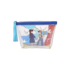 Maison Ghibli Pochette transparente brodée - Le Château dans le ciel