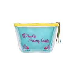 Maison Ghibli Pochette transparente brodée - Le Château ambulant