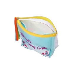 Maison Ghibli Pochette transparente brodée - Le Château ambulant