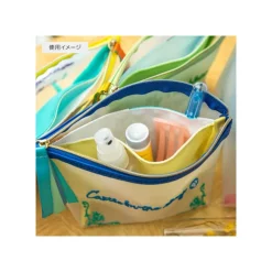 Maison Ghibli Pochette transparente brodée - Le Château ambulant