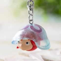 Maison Ghibli Porte-clés 3D Ponyo et méduse - Ponyo sur la falaise