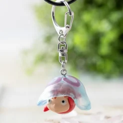 Maison Ghibli Porte-clés 3D Ponyo et méduse - Ponyo sur la falaise