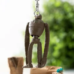Maison Ghibli Porte-clés 3D Robot Soldat - Le Château dans le ciel