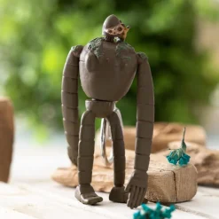 Maison Ghibli Porte-clés 3D Robot Soldat - Le Château dans le ciel