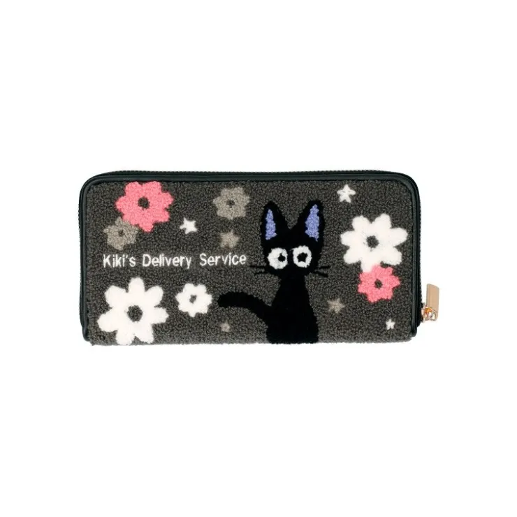 Maison Ghibli Portefeuille Cuir Et Tissu Kiki Fleur - Kiki la petite sorcière