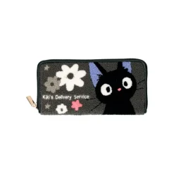 Maison Ghibli Portefeuille Cuir Et Tissu Kiki Fleur - Kiki la petite sorcière
