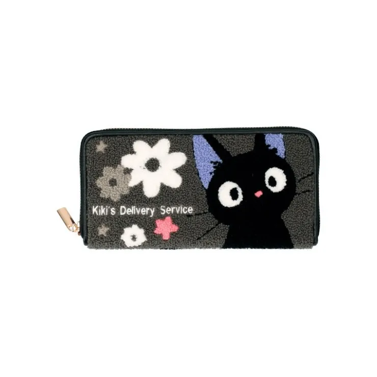 Maison Ghibli Portefeuille Cuir Et Tissu Kiki Fleur - Kiki la petite sorcière