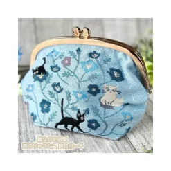 Maison Ghibli Porte-Monnaie Jiji Fleur bleue - Kiki la petite sorcière