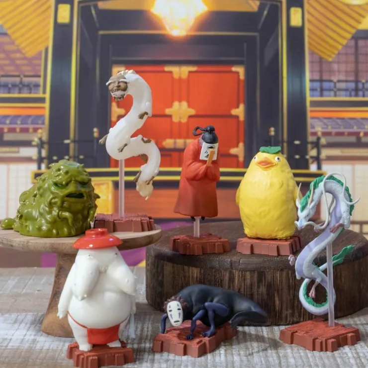 Maison Ghibli Pose Coll Assort. de 8 Figurines Dieux Unabara - Le Voyage de Chihiro