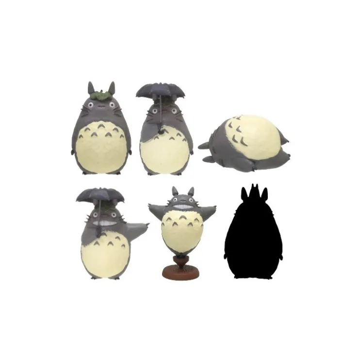 Maison Ghibli Pose Collection Assort. de 6 Figurines Totoro 01 - Mon Voisin Totoro