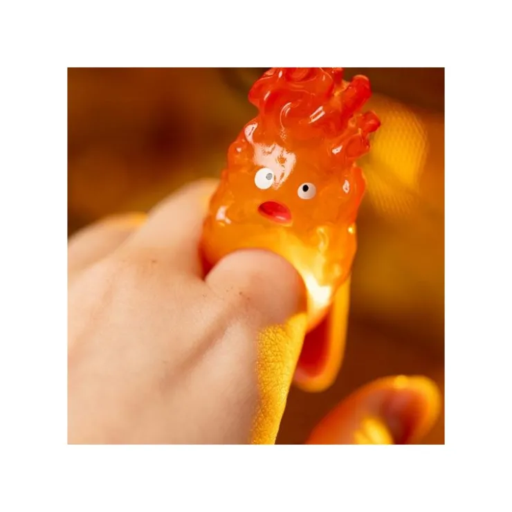 Maison Ghibli Pose Collection Assort. de 6 Bagues Calcifer - Le Château ambulant
