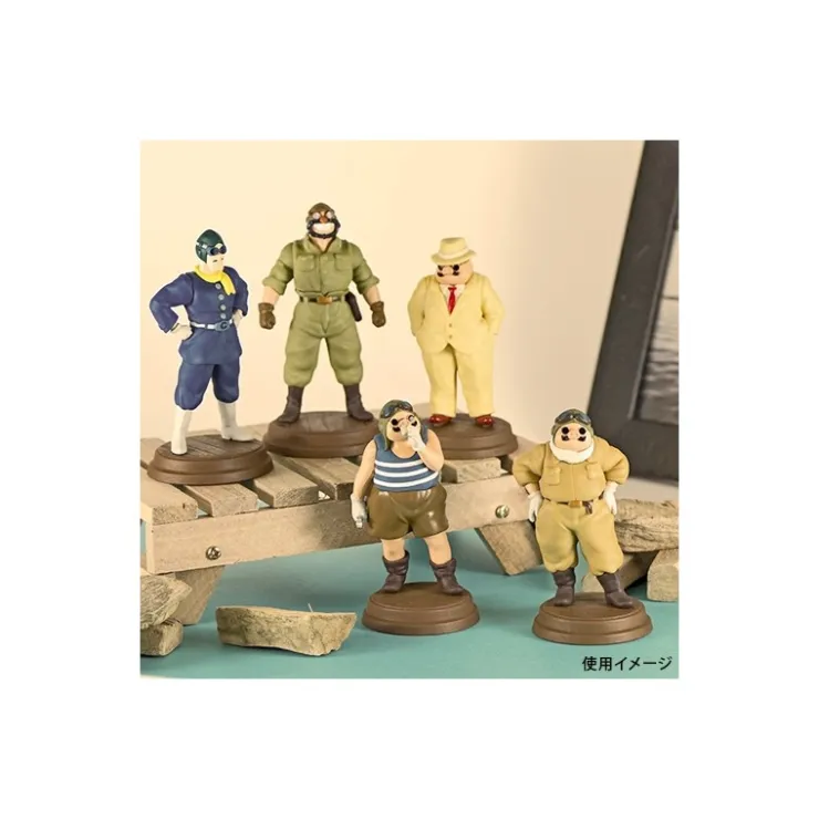 Maison Ghibli Pose Collection Assort. de 6 Figurines Marco - Porco Rosso