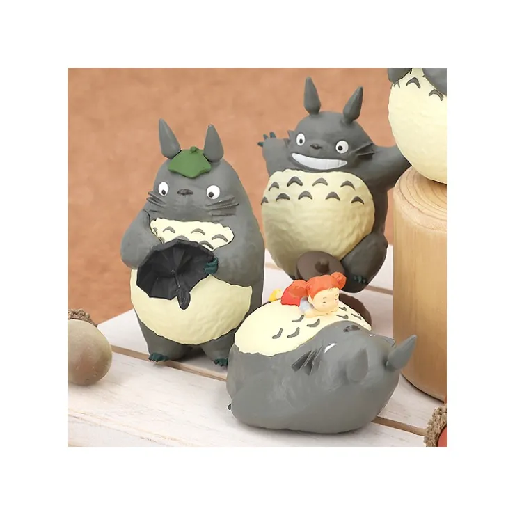Maison Ghibli Pose Collection Assort. de 6 Figurines Totoro 02 – Mon Voisin Totoro