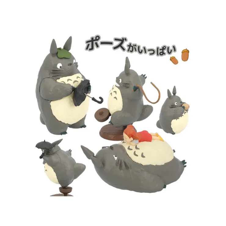Maison Ghibli Pose Collection Assort. de 6 Figurines Totoro 02 – Mon Voisin Totoro